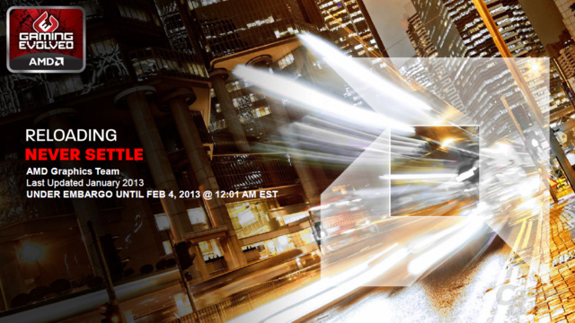 AMD Never Settle Reloaded