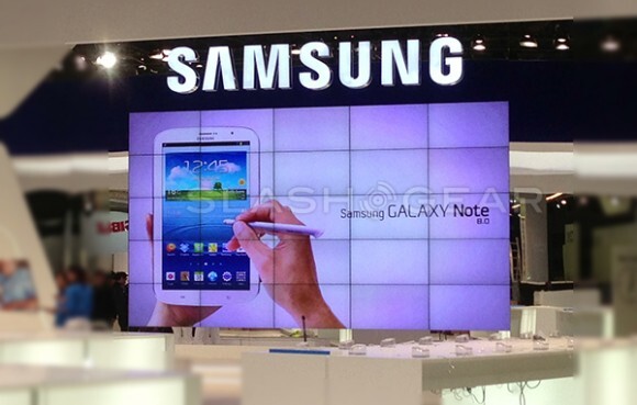 Foto vom Samsung-Stand (MWC 2013)