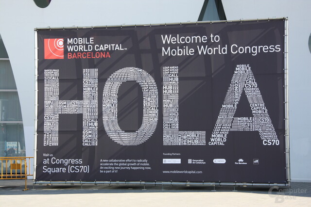 Der MWC 2013 begrüßt seine Besucher
