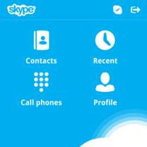 Skype-Client für das BlackBerry Q10