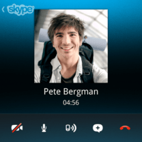 Skype-Client für das BlackBerry Q10