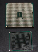 Neuer Sockel FM2+ für Kaveri (oben) und BGA-Version (unten)