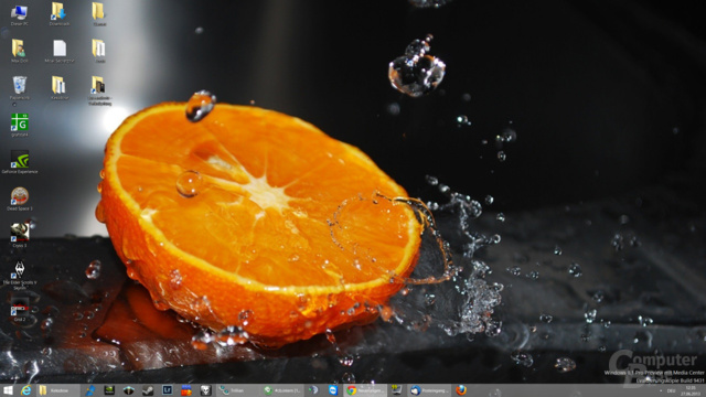 Desktop mit Startknopf