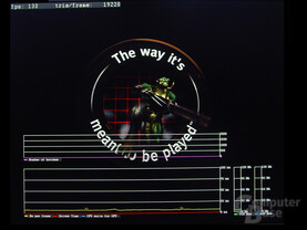 Detonator 56.55 - Leistungskurve in UT2004