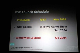 PSP Pressepräsentation