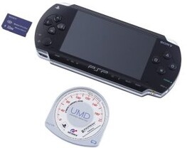PSP mit Zubehör