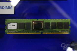 FB-DIMM mit AMB (Advanced Memory Buffer)-Chip von NEC