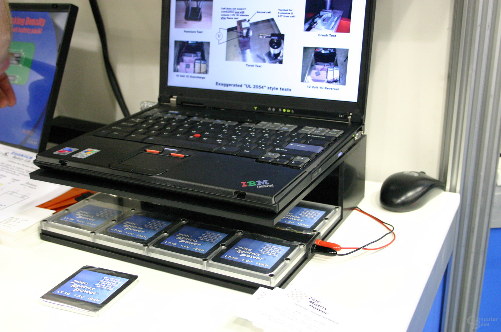 Acht Zellen liefern 128 Wh