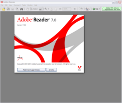 Adobe Reader 7 Start