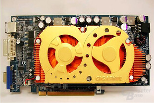 Gigabyte-Grafikkarte mit zwei 6600-GT-GPUs