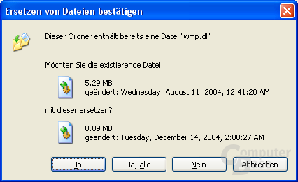 Modifizierte DLLs