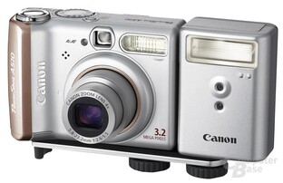 Canon mit externem Blitz