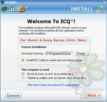 Installationsstart