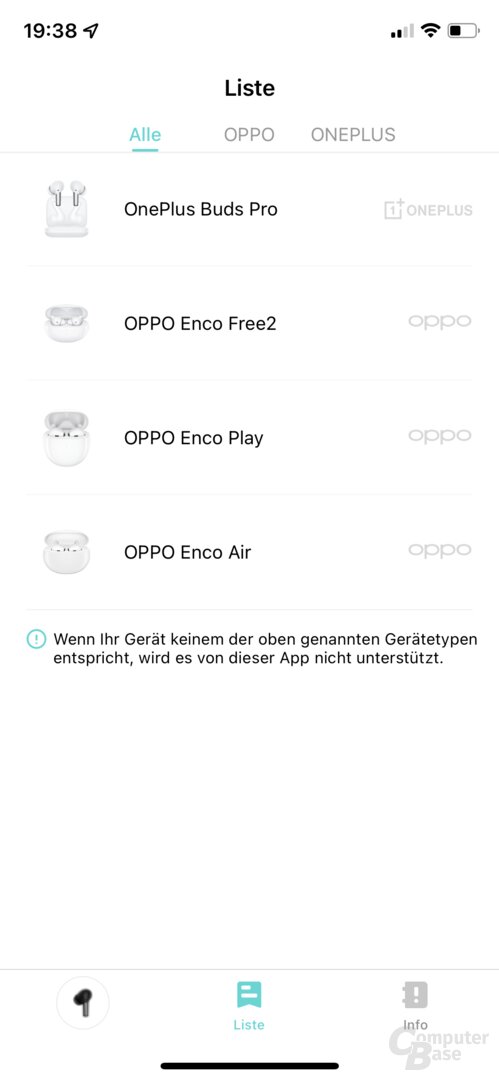 HeyMelody-App für die OnePlus Buds Pro