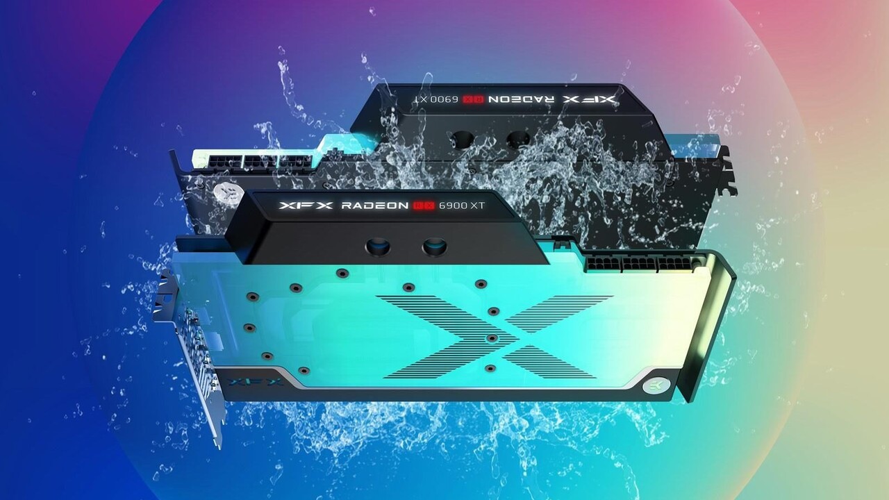 XFX Radeon RX 6900 XT Zero WB: AMD Navi 21 mit viel ARGB und Wasserkühler von EKWB