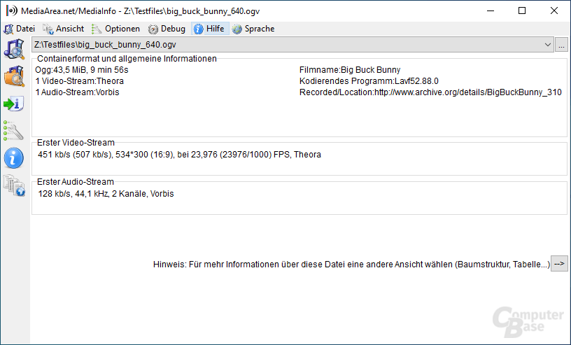 MediaInfo Download ComputerBase