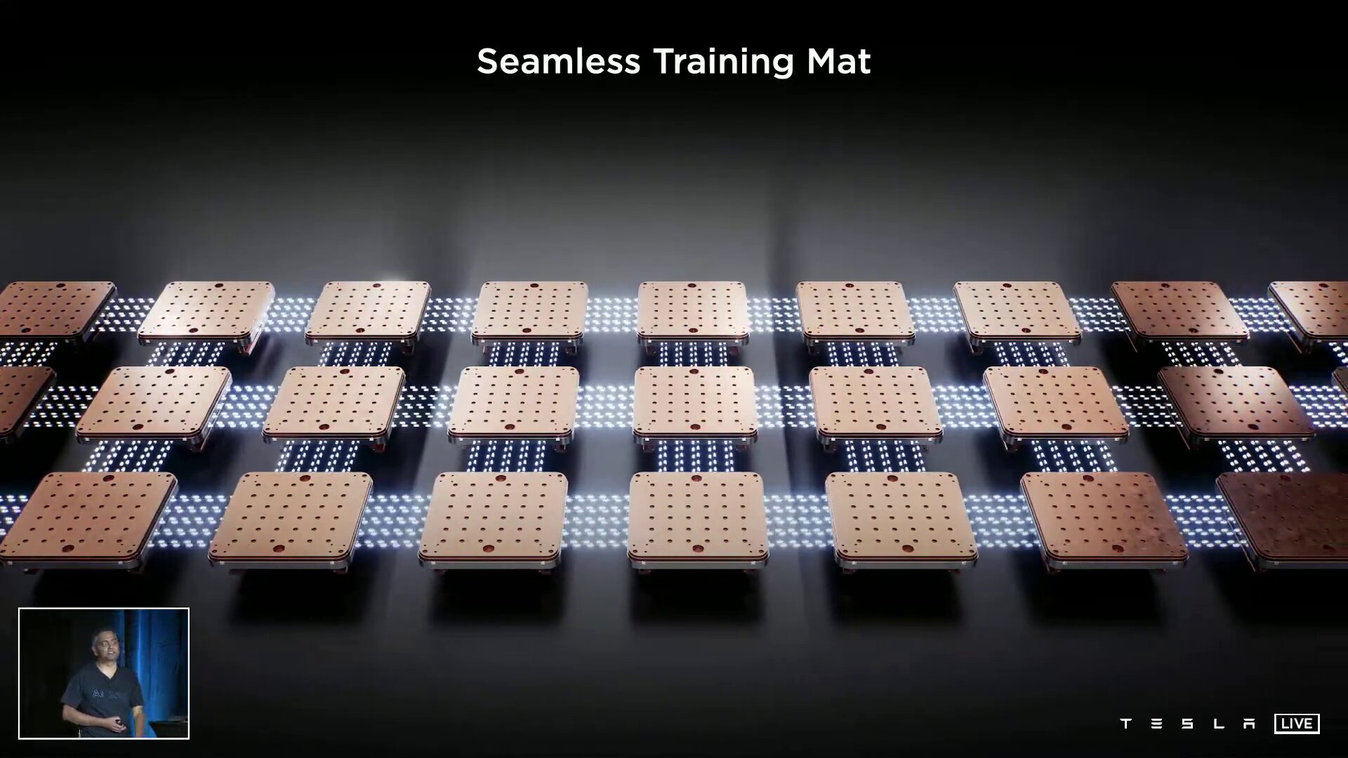 120 Training Tiles miteinander verbunden