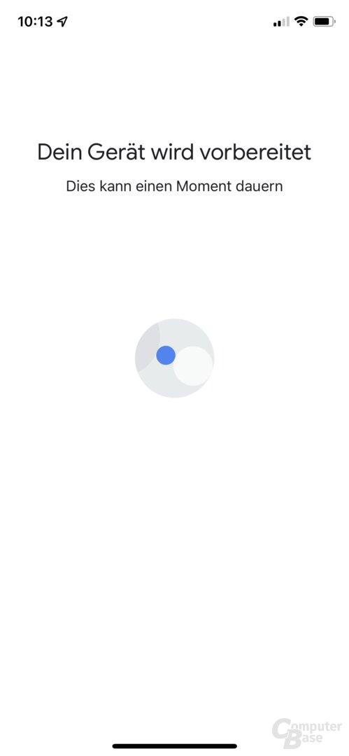 Einrichtung der Google Nest Doorbell in der Home-App