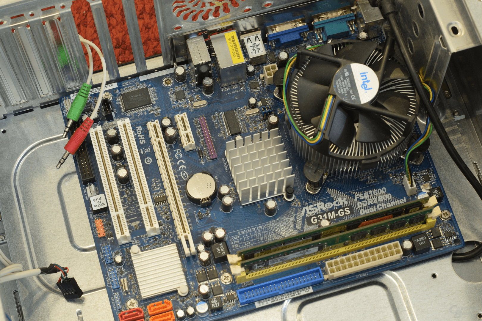 Der Noiselimit Silentflux auf einem Intel Pentium E2140