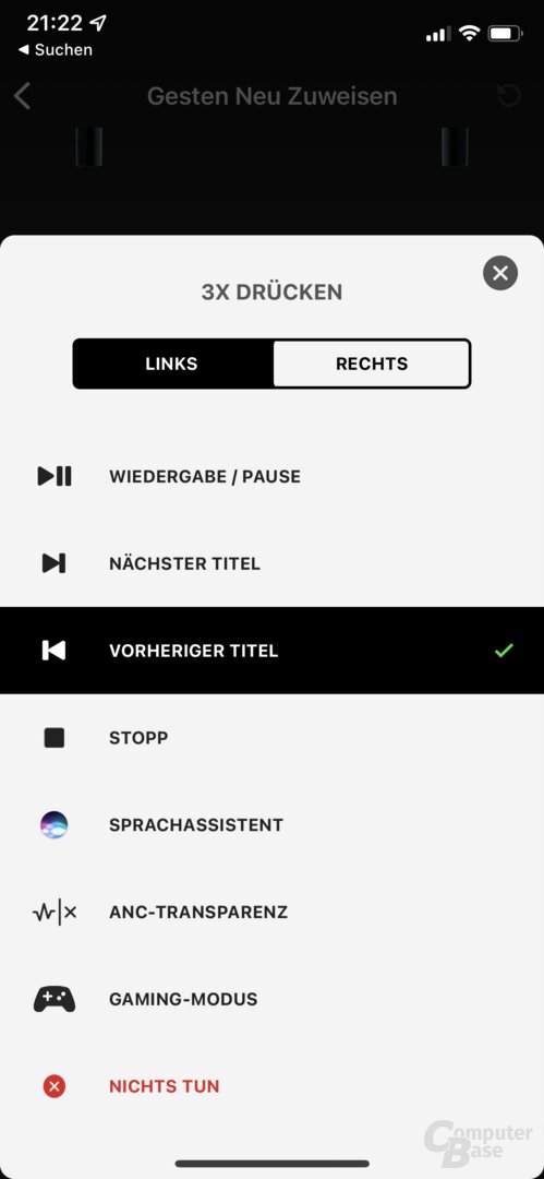 Razer-Audio-App mit Hammerhead True Wireless (2021)