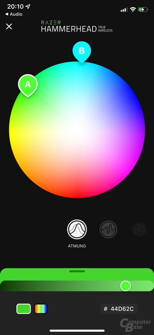 Razer-Chroma-RGB-App mit Hammerhead True Wireless (2021)