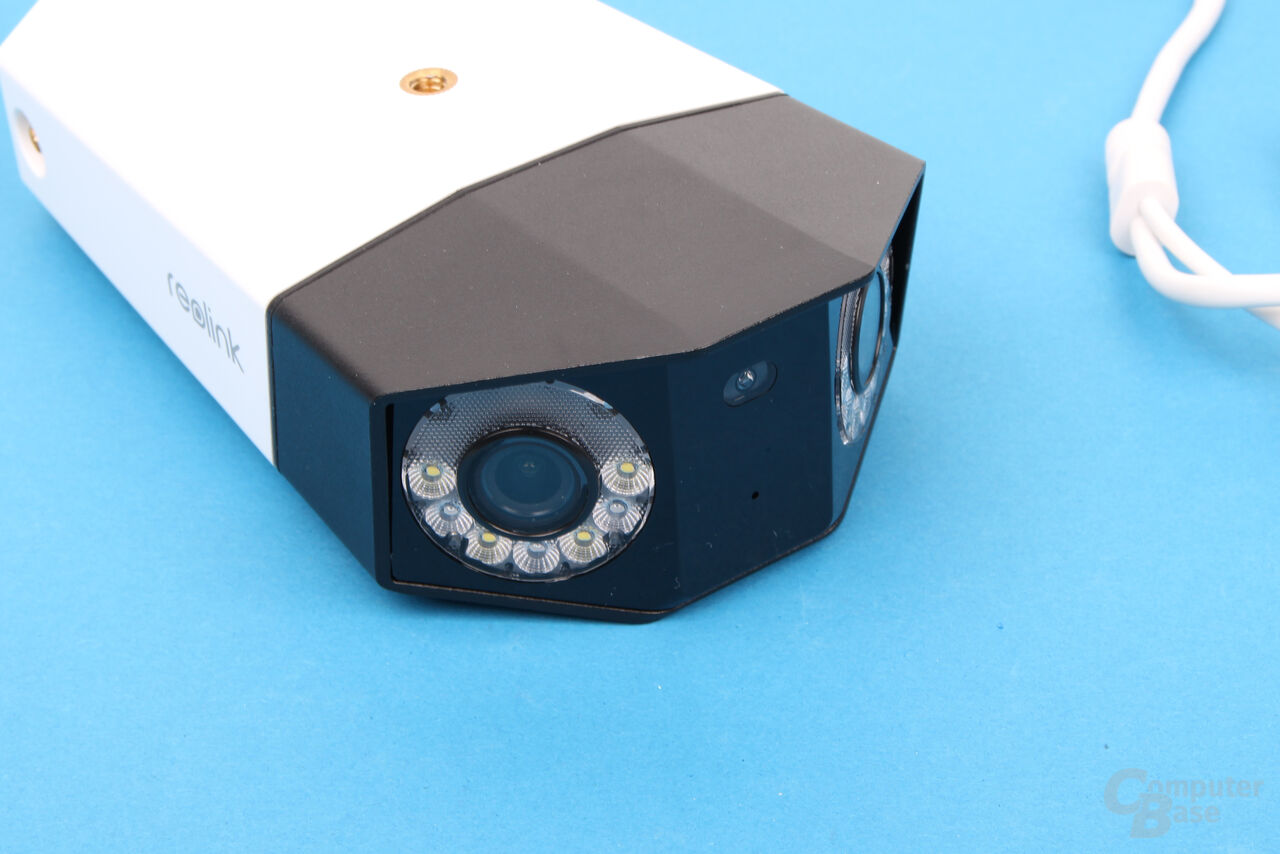 Reolink Duo: IR- und Spotlight-LEDs an jeder Linse