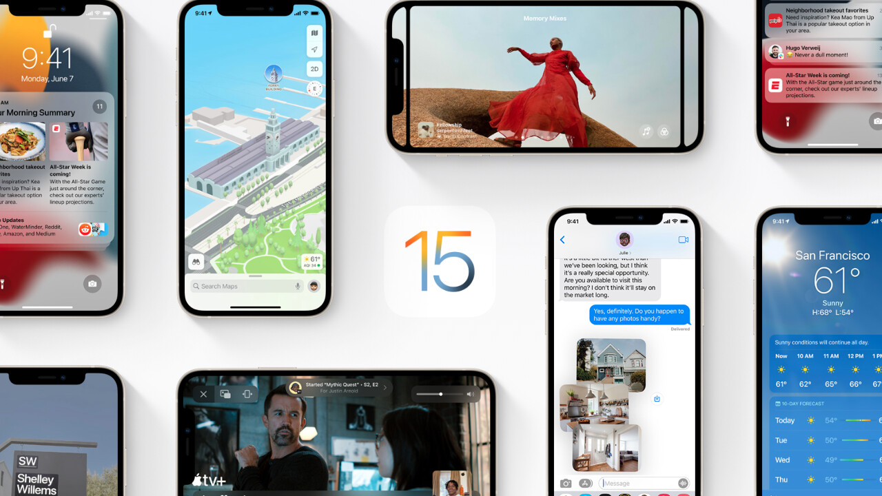Apple: Updates auf iOS 15, iPadOS 15 & watchOS 8 verfügbar