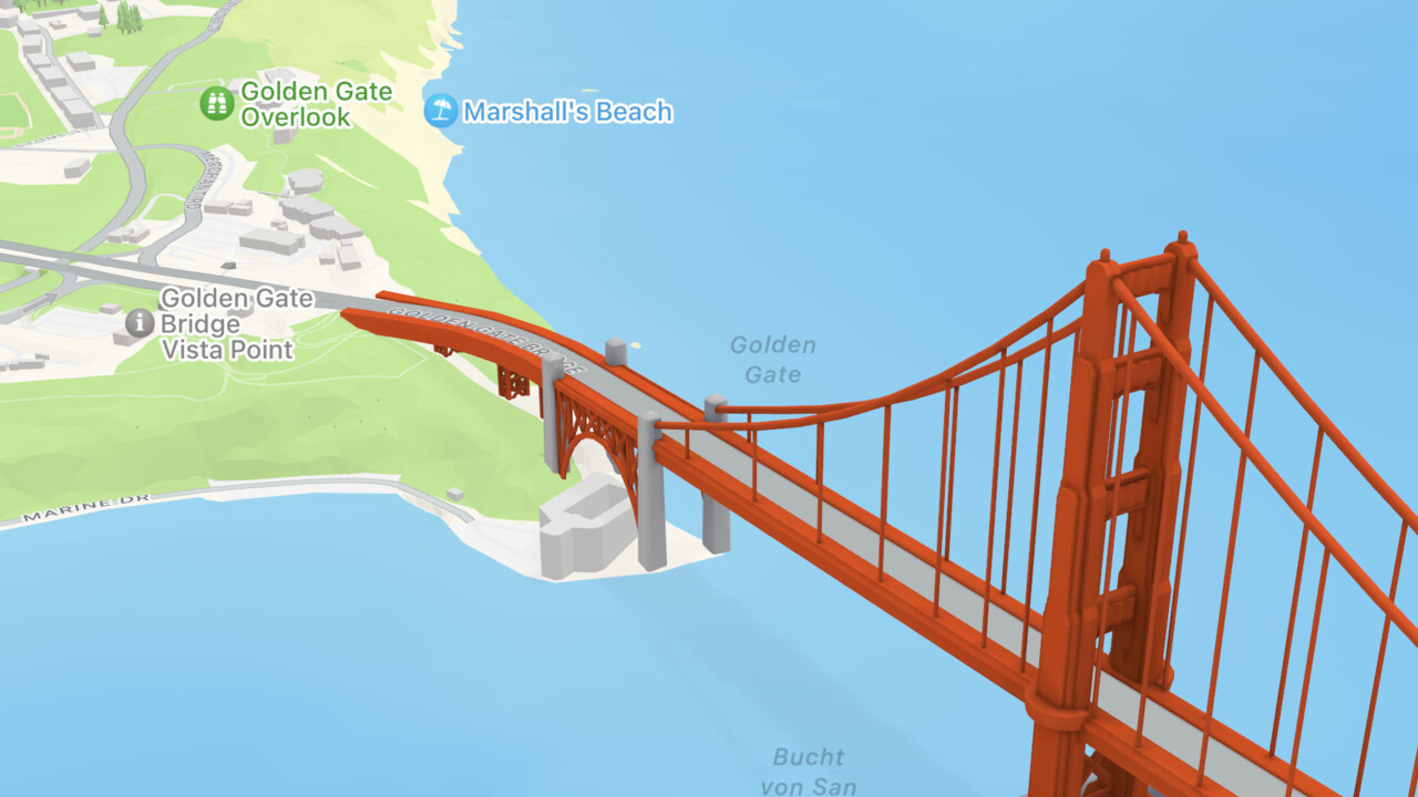 Apple Maps: Neue 3D-Karten für mehr US-Städte, London und Kanada