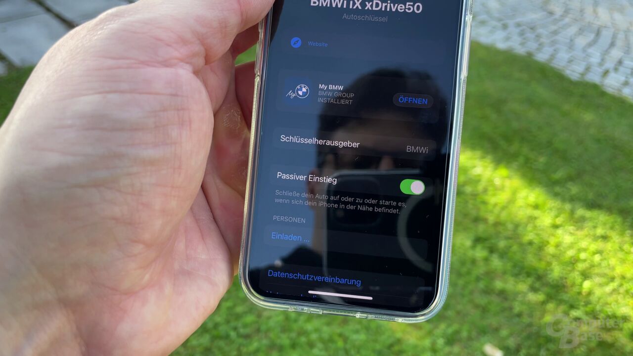 BMW Digital Key Plus im Test UWB macht Smartphone zum vollwertigen