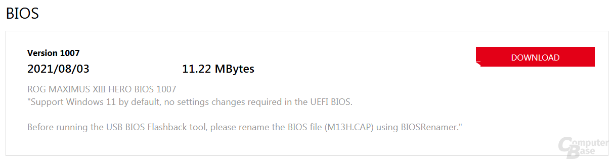 Asus-BIOS-Update aktiviert TMP für Windows 11 automatisch