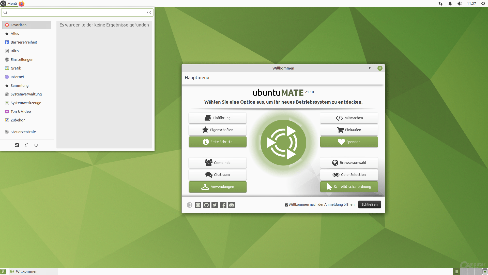Ubuntu MATE 21.10 – Desktop