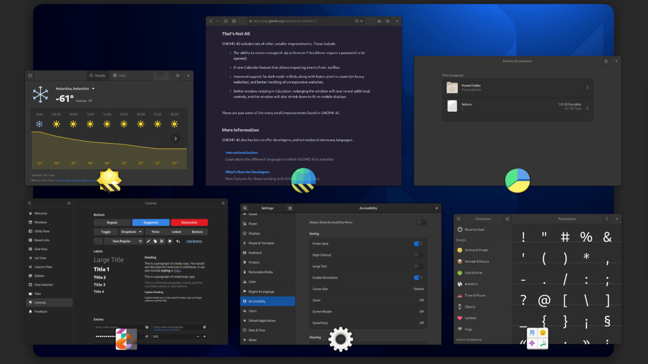 Linux-Desktop: Gnome 42 wird dunkler und erscheint am 23. März 2022