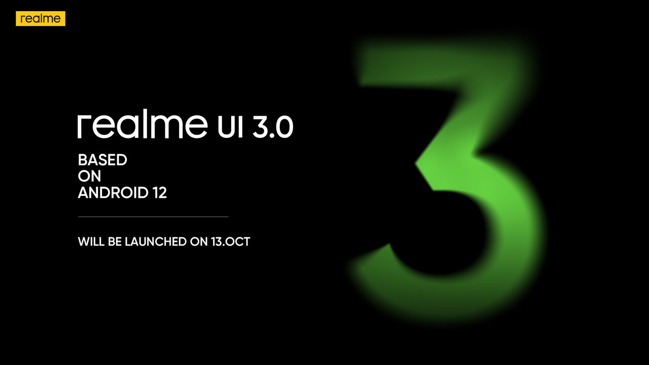 Android 12: Realme UI 3.0 erscheint am 13. Oktober
