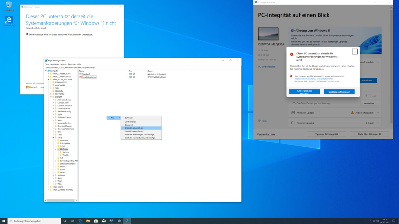 Update-Anleitung: Microsoft zeigt Windows-11-Setup auf inkompatiblen PCs