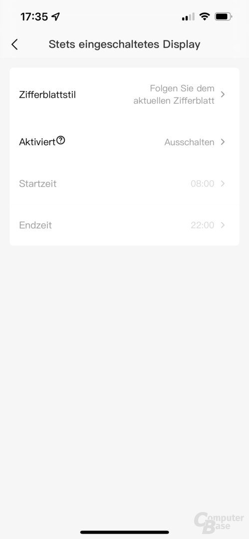Zepp-App mit der Amazfit GTR 3 Pro