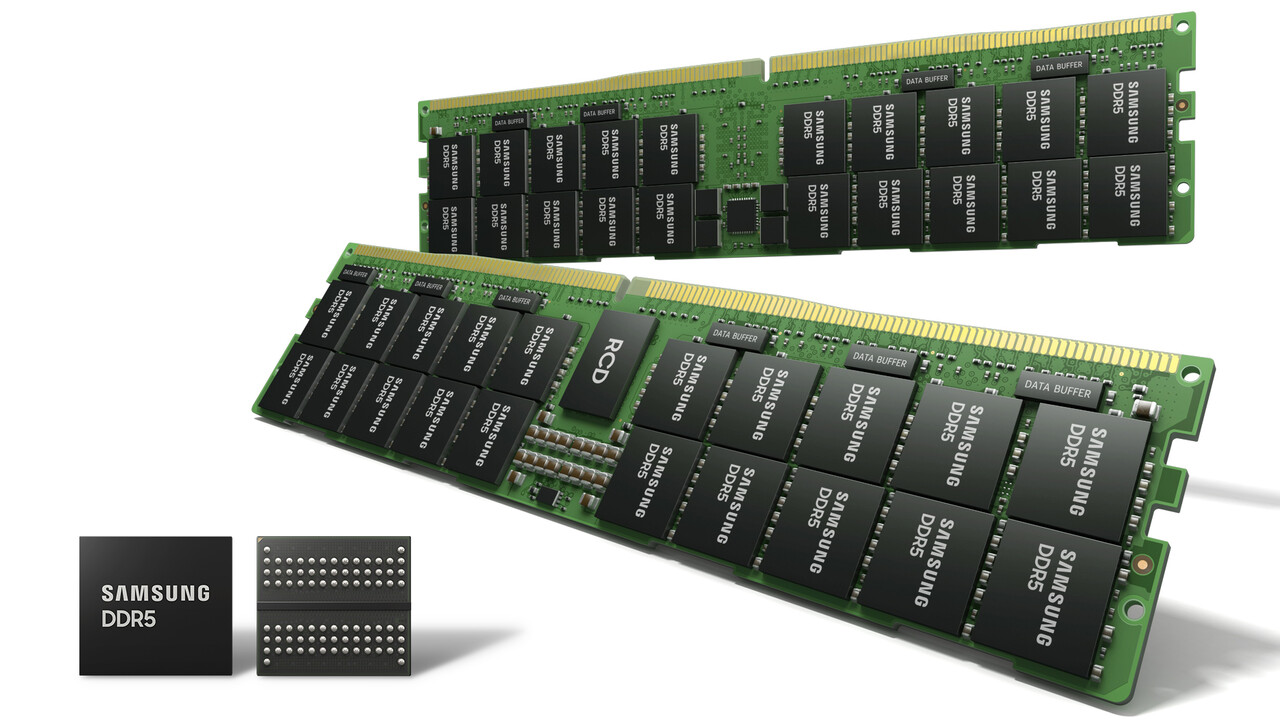 DDR5-Arbeitsspeicher: Samsung produziert 1a-Chips mit EUV in Großserie