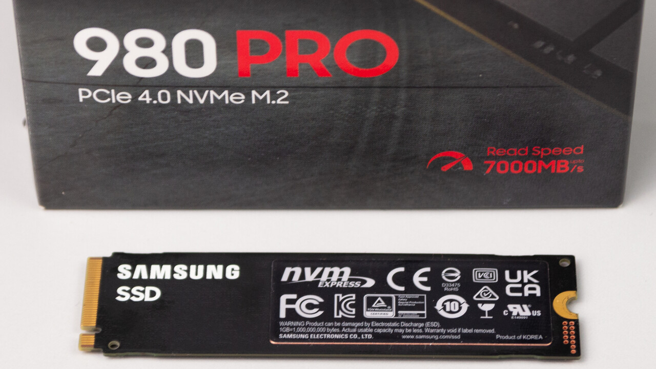 980 Pro mit Heatsink: Samsungs SSD-Flaggschiff bekommt Kühler für die PS5