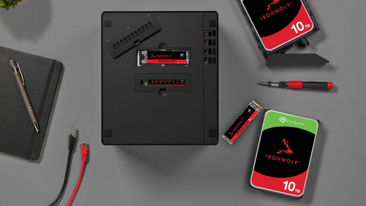 Seagate IronWolf: SSDs & HDDs mit insg. 42 TB für NAS zu gewinnen [Anzeige]