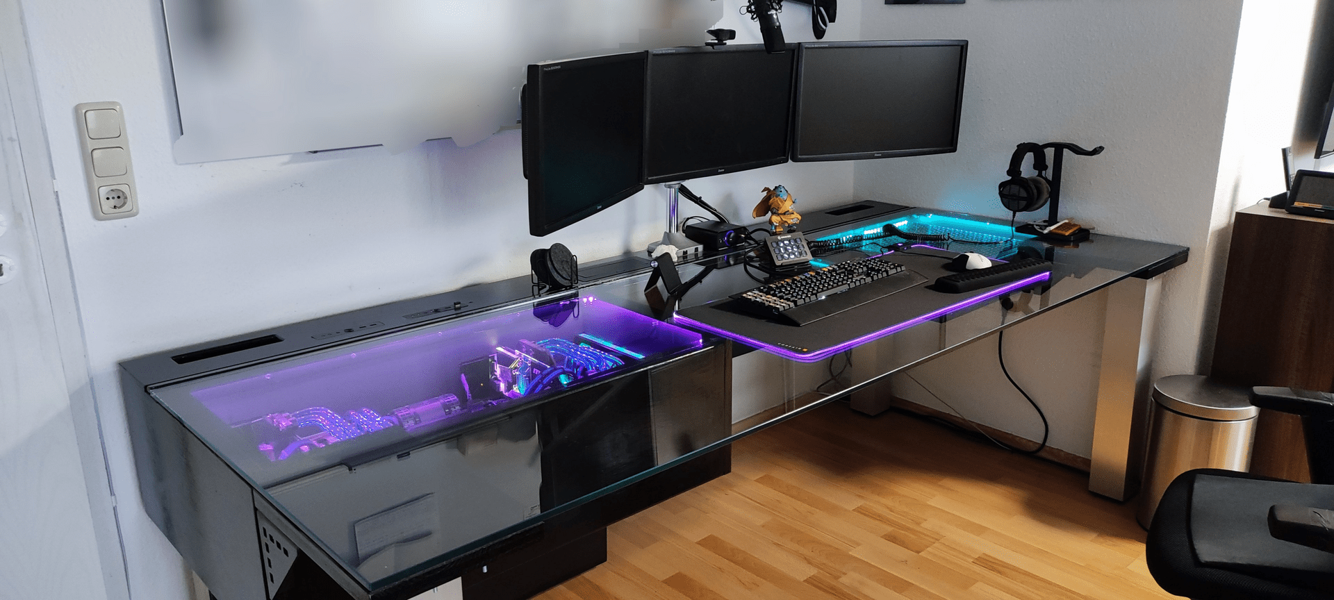 Projekt – Watercooled Desk-2X-PC