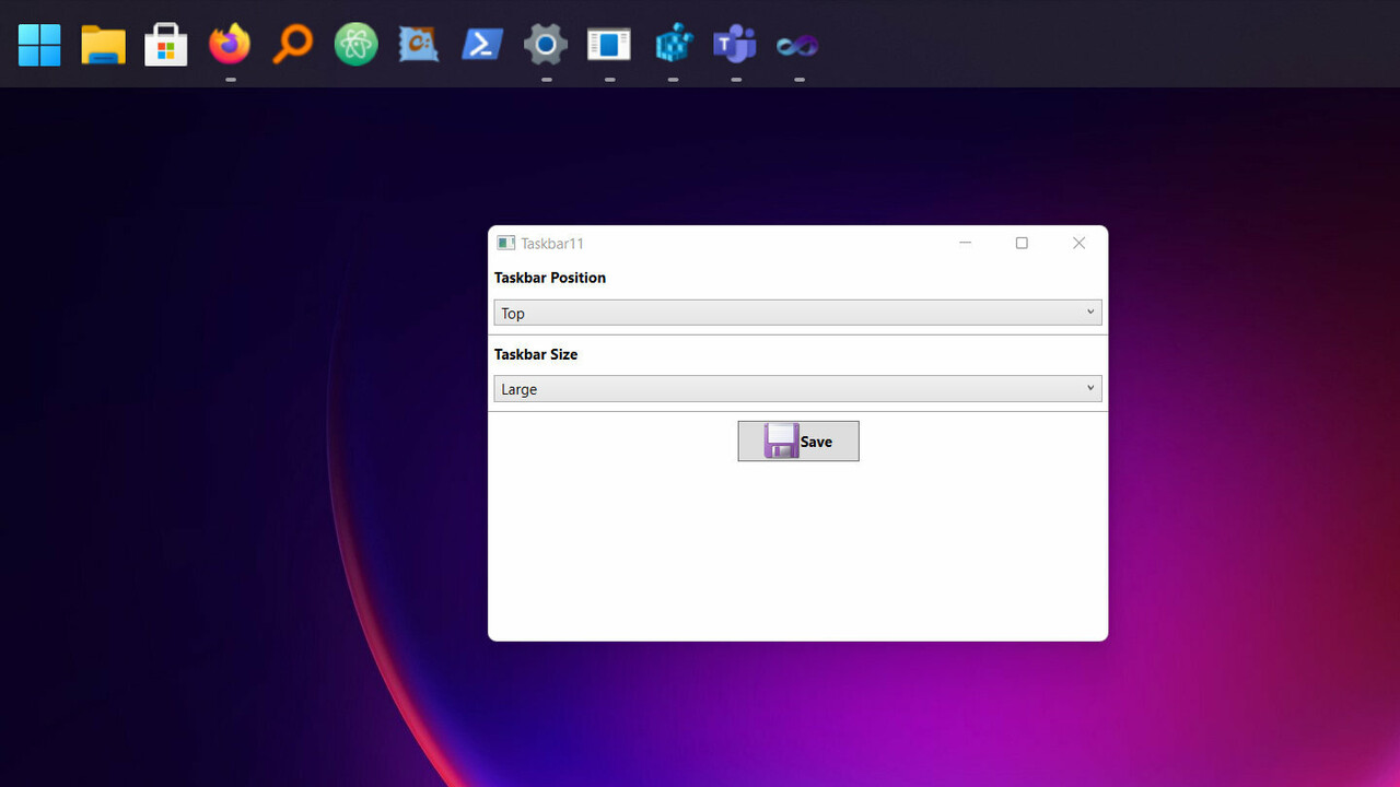 Taskbar11 für Windows 11: Portable App macht die Taskleiste wieder flexibler