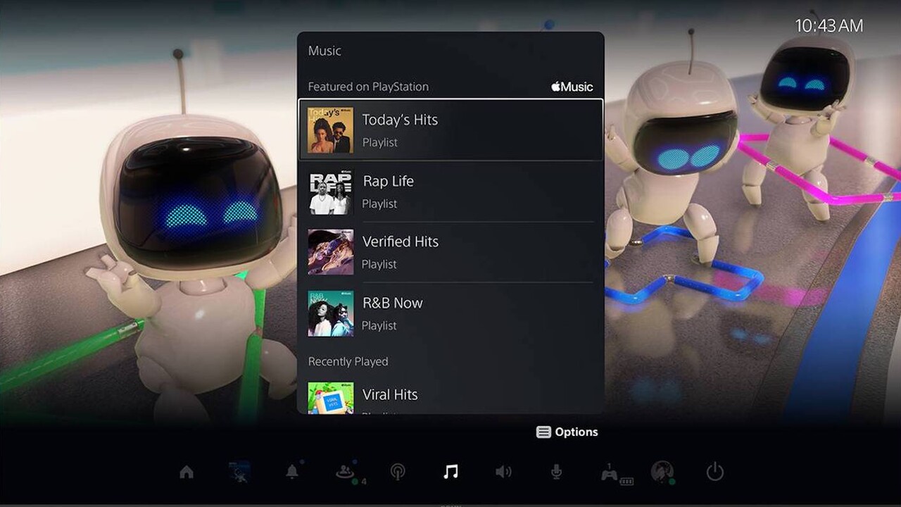 PlayStation 5: Apple Music schlägt Playlists passend zum Spiel vor