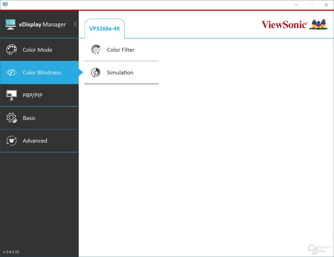 ViewSonic vDisplay Manager mit VP3268a-4K