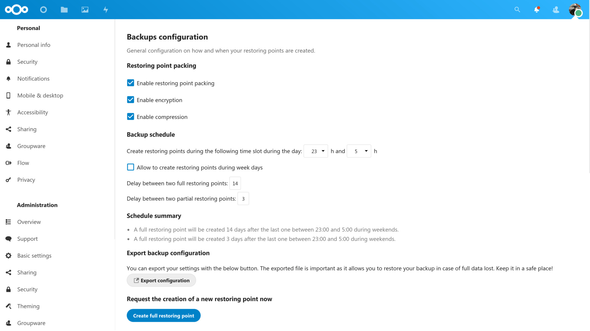 Die Peer-to-Peer-App „Nextcloud Backup“