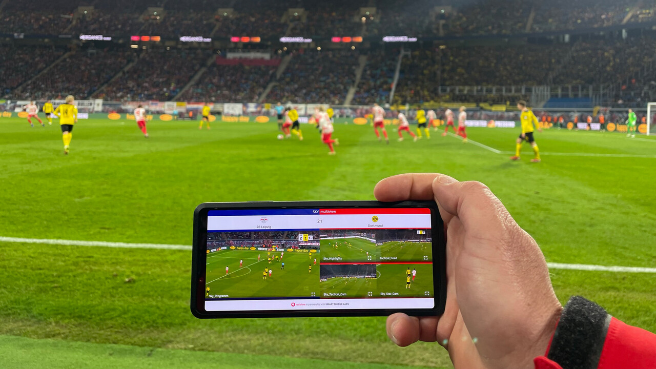 5G mit 2,6 Gbit/s: Vodafone testet mmWave gemeinsam mit Sky im Stadion