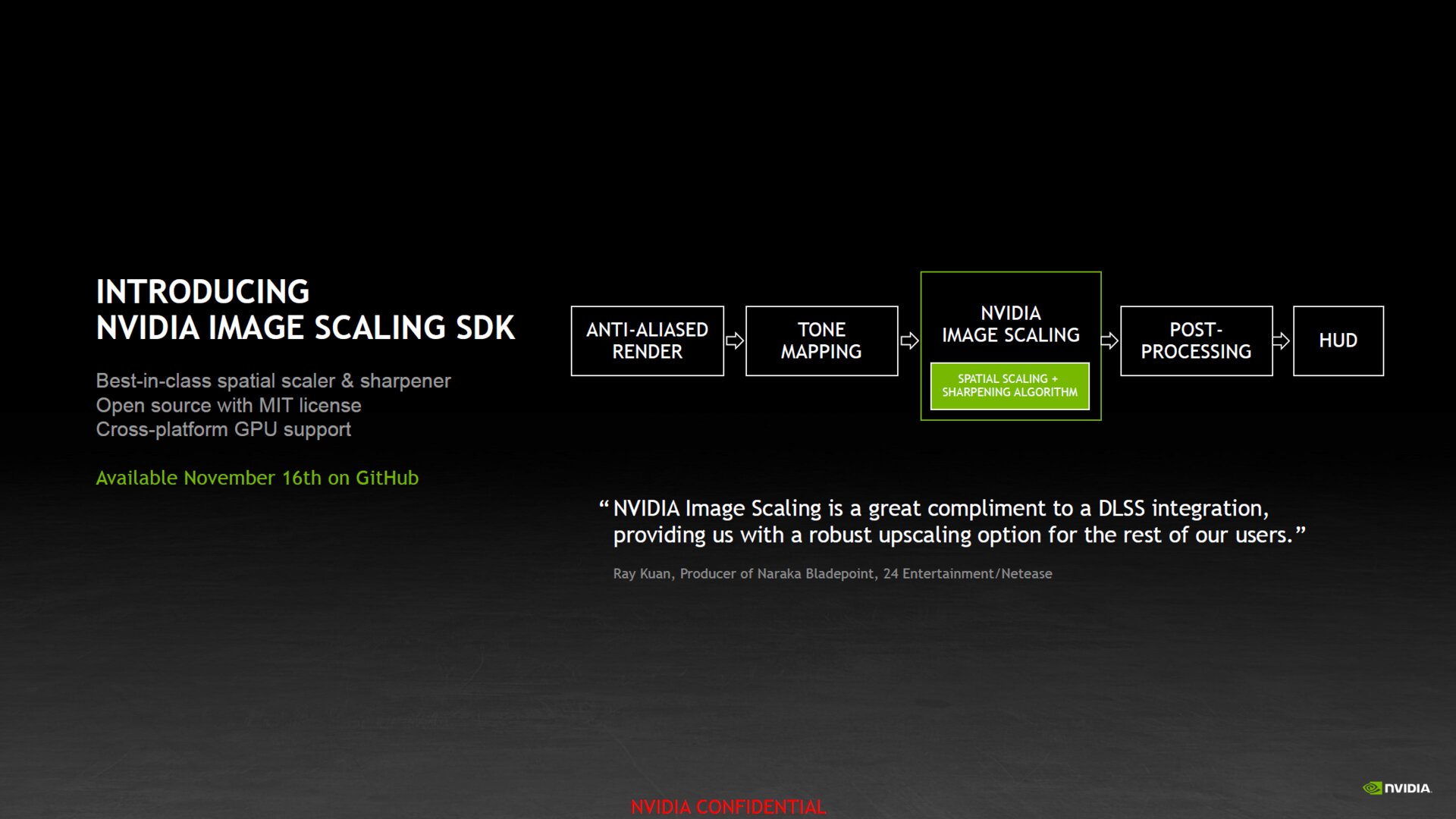 Nvidia mit eigenem Spatial Upscaling
