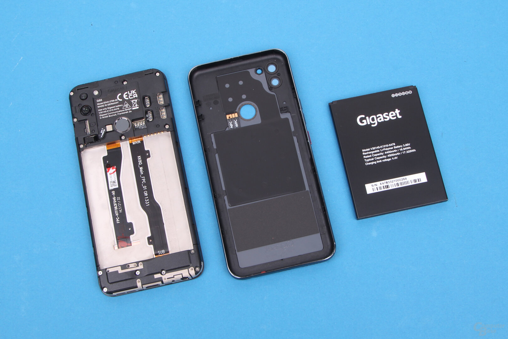 Gigaset GS5: NFC und Wireless Charging über die Rückseite
