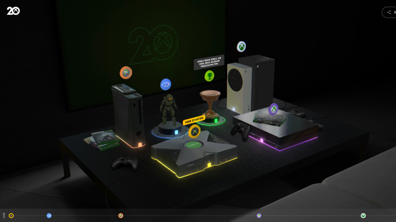 Die Geschichte der Xbox: Microsoft eröffnet virtuelles Museum für Fans und Spieler