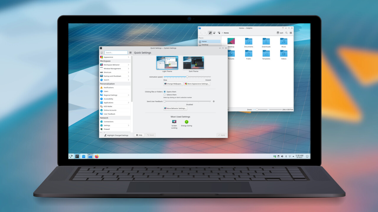 NixOS 21.11 („Porcupine“): Zwei moderne Desktops mit atomaren Updates