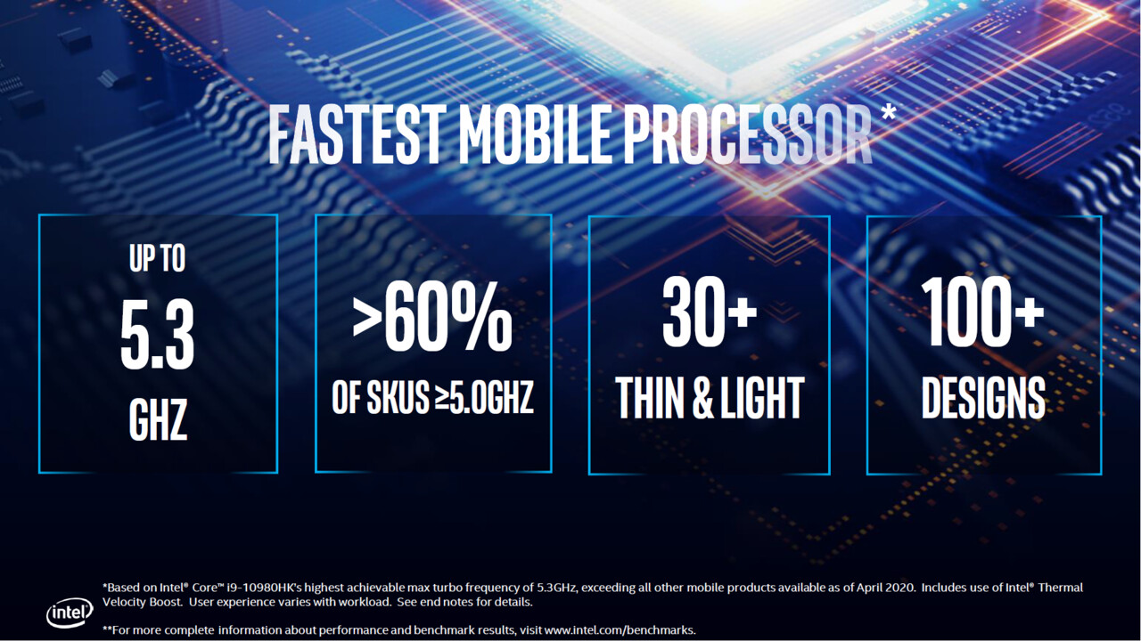 Intel-Prozessoren: Erste Comet Lake-H alias Core i-10000H gehen in Rente