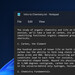 Notepad für Windows 11: Neue Designsprache und Dark Mode für die Built-in-App